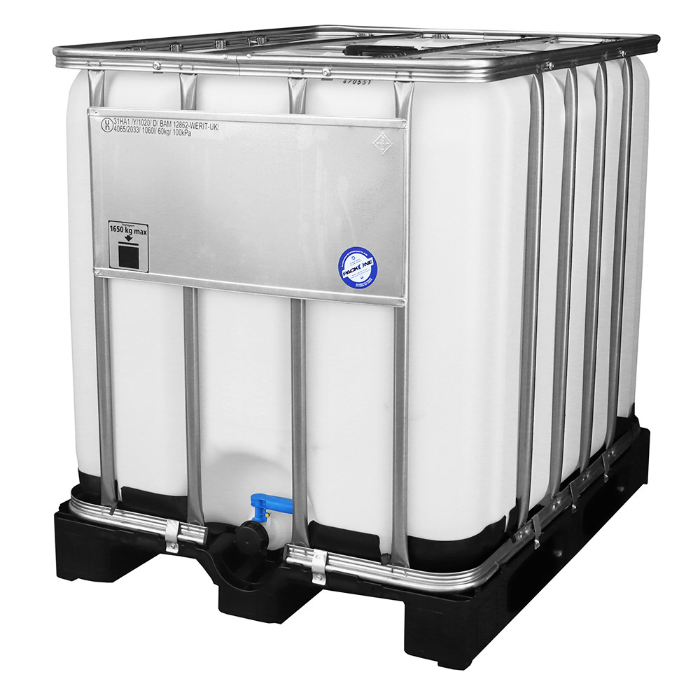 1000 Litre New IBC - Plastic Pallet - UN Approved