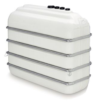 3000 Litre Industrial Banded Adblue Tank - 2330 x 850 x 1980mm