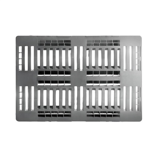 15x Plastic Industrial Hygiene Pallets with 7mm Anti-Slip Edges - 1200 x 800 x 160mm