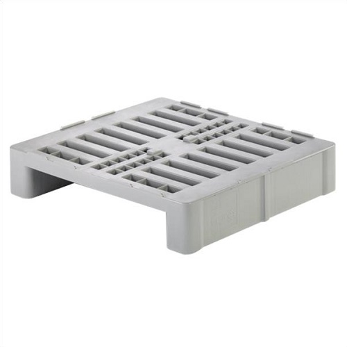 15x Plastic Industrial Hygiene Half Pallets with 7mm Anti-Slip Edges - 800 x 600 x 160mm
