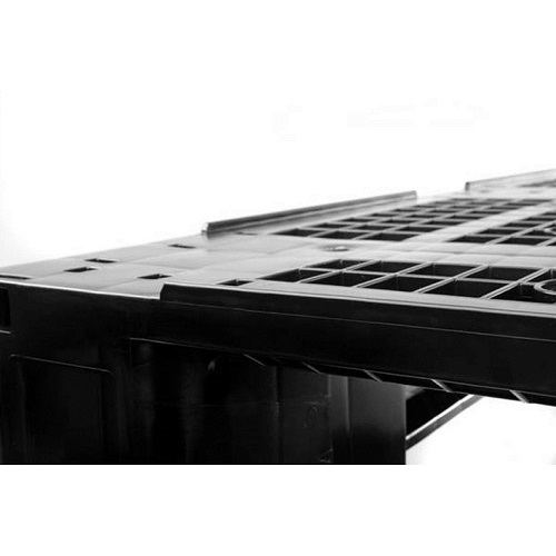 15x Plastic Industrial Pallets with 7mm Anti-Slip Edges - 1200 x 1000 x 150mm