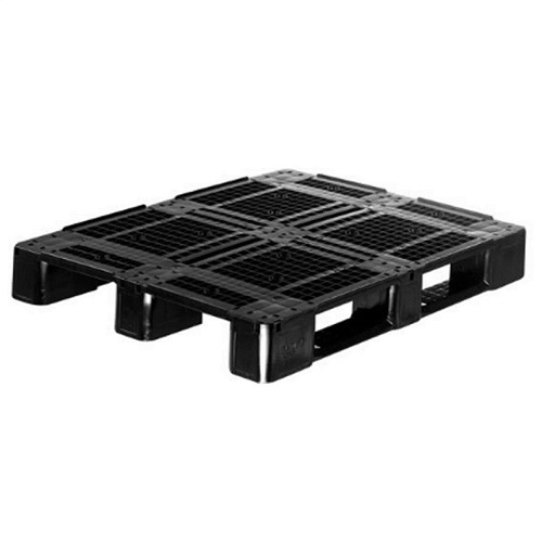 15x Plastic Industrial Pallets with 7mm Anti-Slip Edges - 1200 x 1000 x 150mm