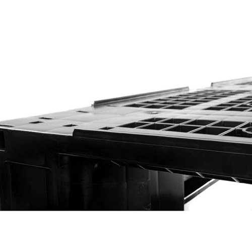 15x Plastic Industrial Pallets with 7mm Anti-Slip Edges - 1200 x 800 x 150mm