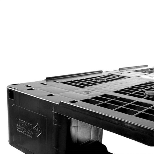 15x Plastic Industrial Pallets with 22mm Anti-Slip Edges - 1200 x 800 x 150mm