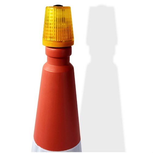 Narrow Mount Traffic Cone Safety Light - Pack of 50