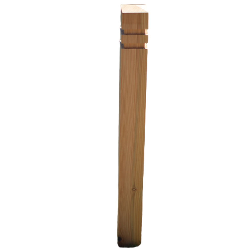 Seaton Larch Timber Bollard - 94 x 94 x 1200mm