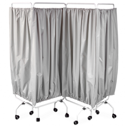 Bristol Maid Folding 4 Section Curtain Screen
