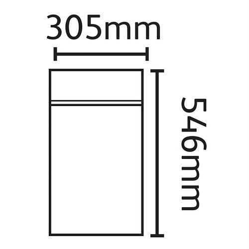 Post Mountable Open Top Litter Bin