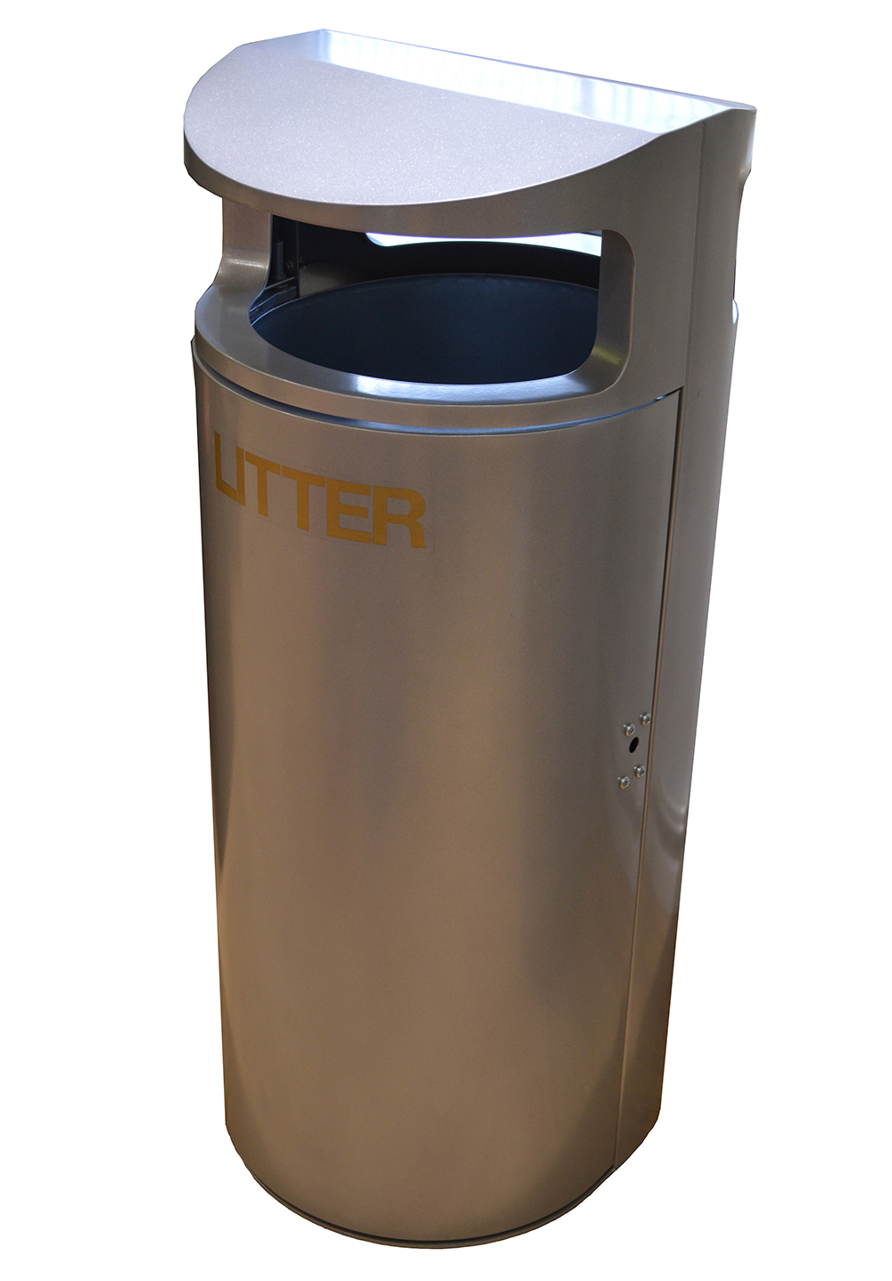 Torpedo Single on Street Litter Bin - 70 Litre