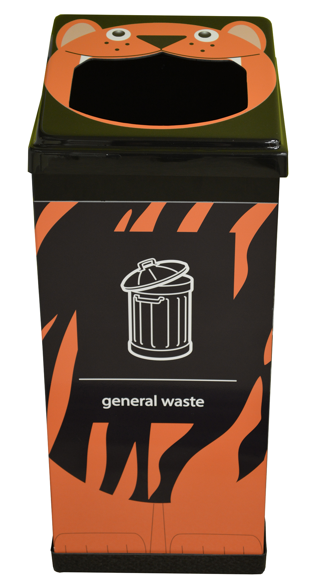 Box Cycle Animal Face Recycling Bin - 60 Litre Capacity