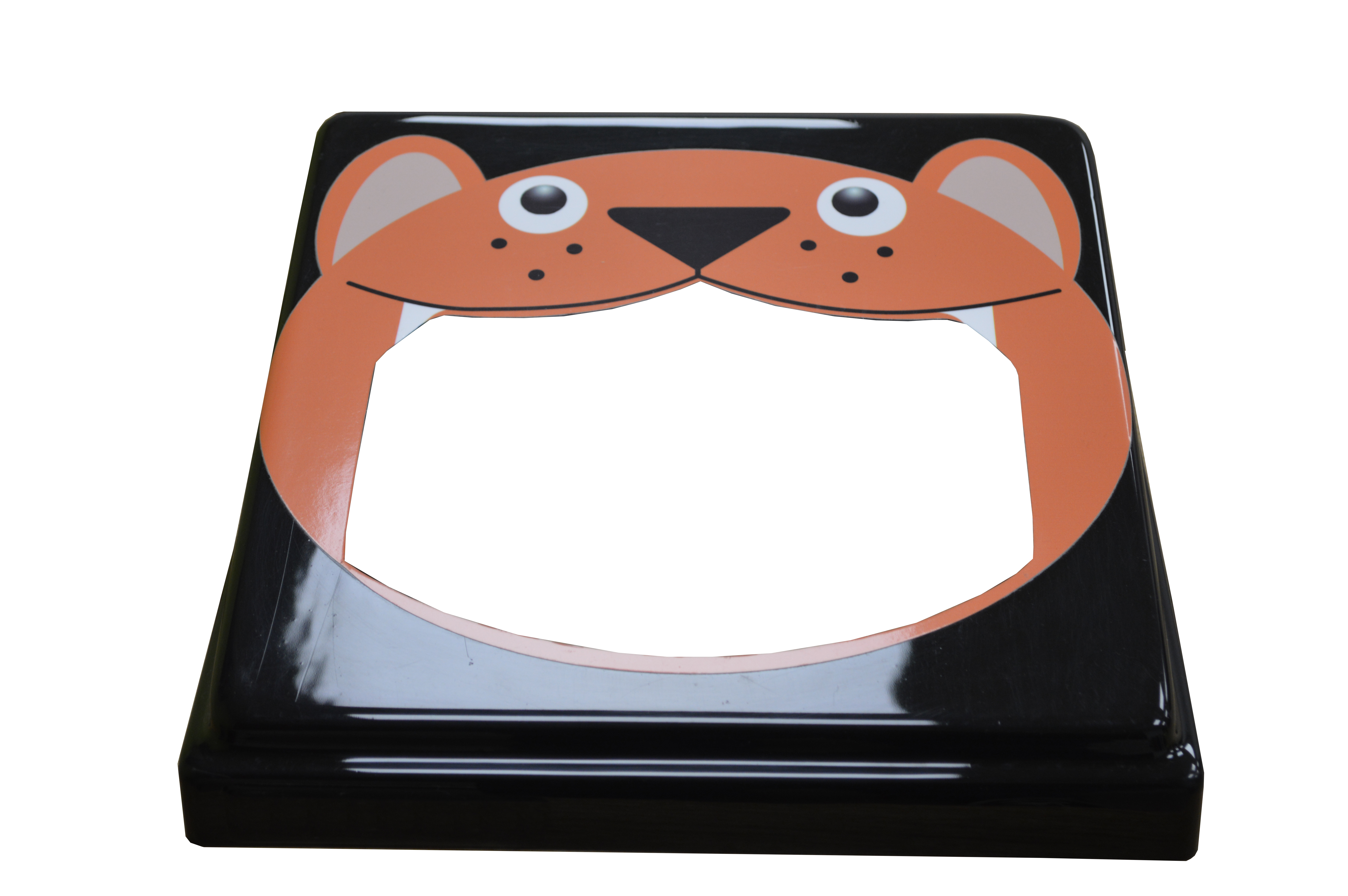 Box Cycle Animal Face Recycling Bin - 60 Litre Capacity