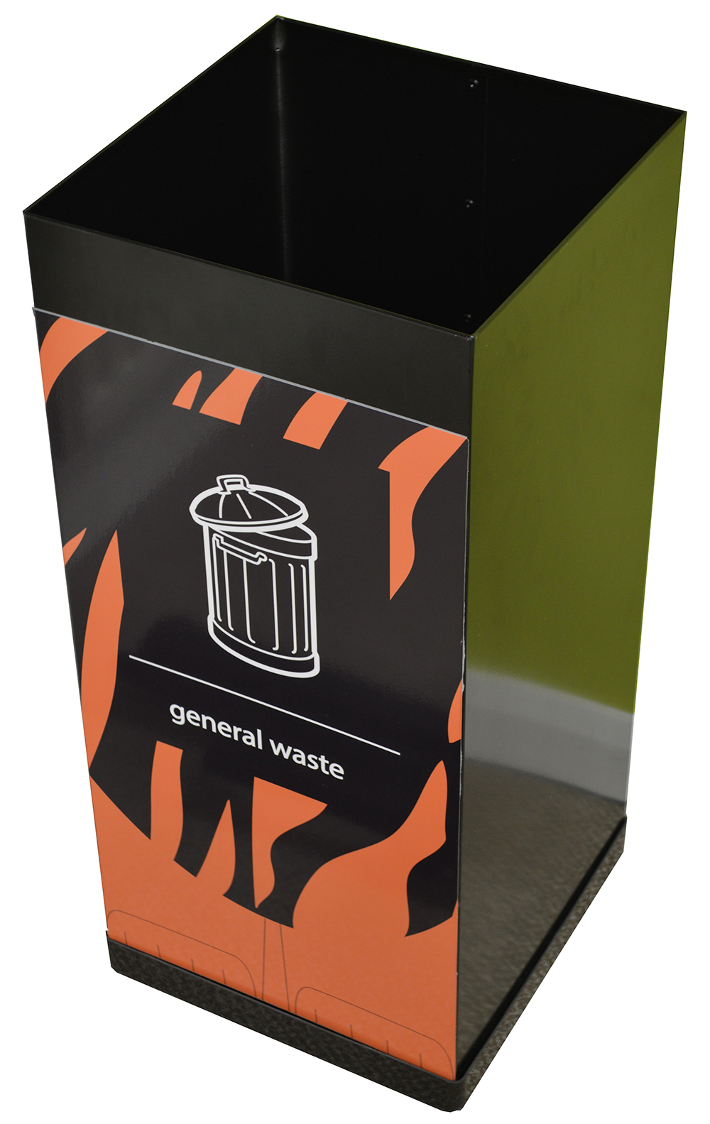 Box Cycle Animal Face Recycling Bin - 60 Litre Capacity