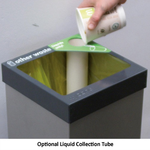 Box Cycle Quad Recycling Bin