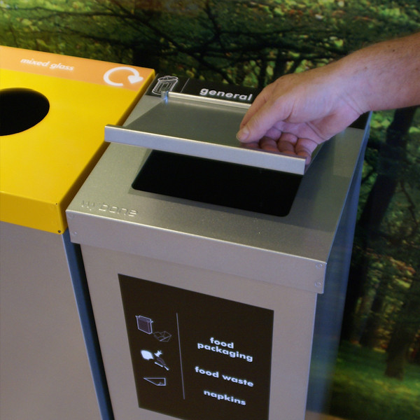 Box Cycle Quad Recycling Bin