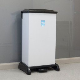 80 Litre Capsule II Hands Free Sack Holder - white and black