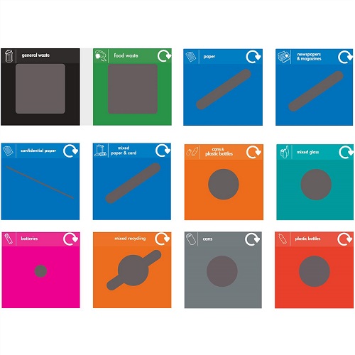 C-Bin Triple Recycling Bin