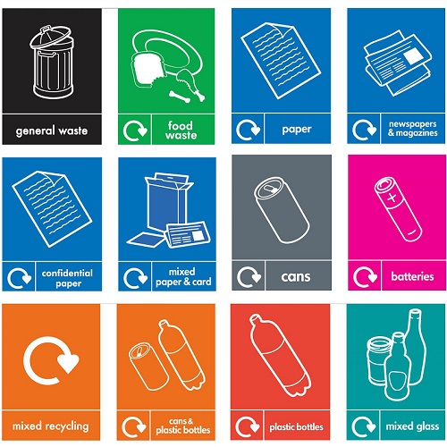 C-Bin Triple Recycling Bin