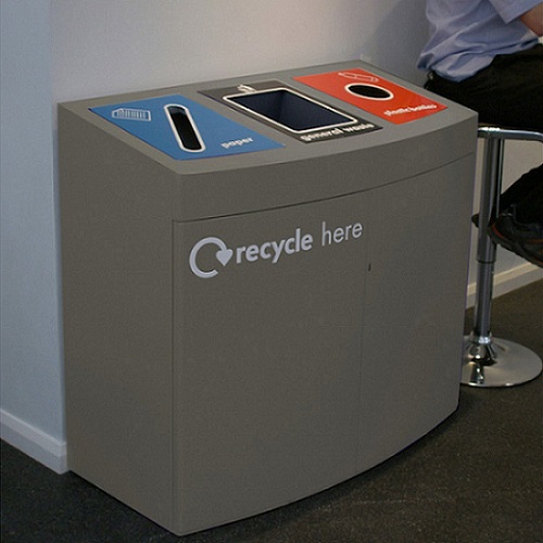 Console Recycling Bin - 240 Litre