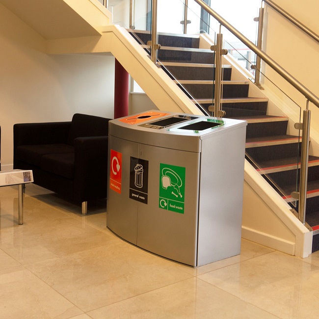 Console Recycling Bin - 240 Litre