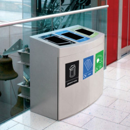 Console Recycling Bin - 240 Litre