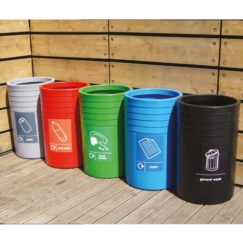 Open Top Recycling Bin - 91 Litre 