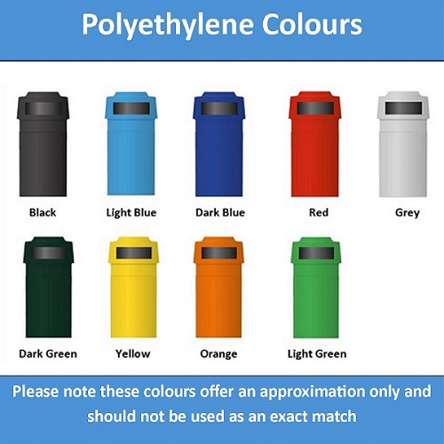 Open Top Recycling Bin - 91 Litre 