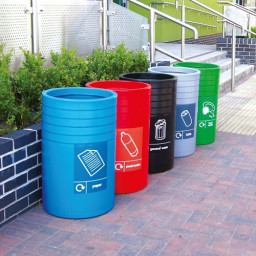 Open Top Recycling Bin - 91 Litre