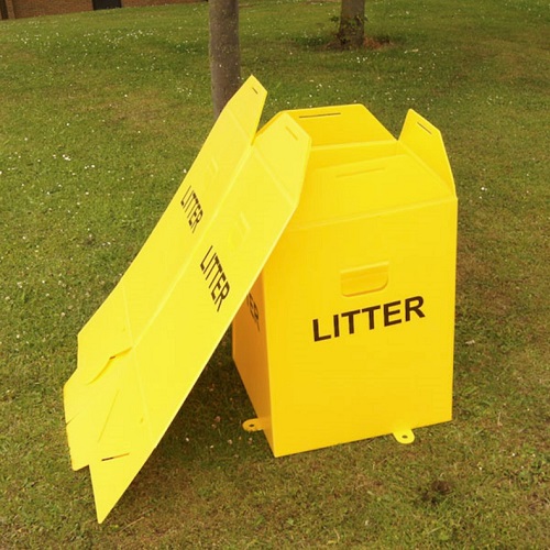 Flat Pakka Litter Bin - Pack of 10