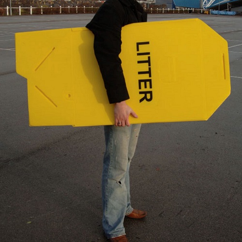 Flat Pakka Litter Bin - Pack of 10