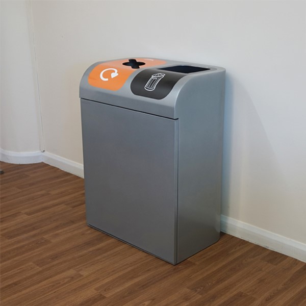 Lute Double Internal Recycling Bin - 160 Litre
