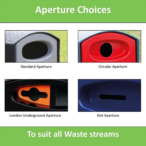 Mini Cyclo Recycling Bin - 112 Litre 