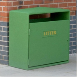 Double Never Rust Litter Bin - 224 Litre