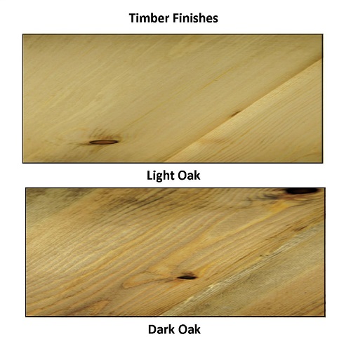 Timber Fronted Single Litter Bin - 105 Litre