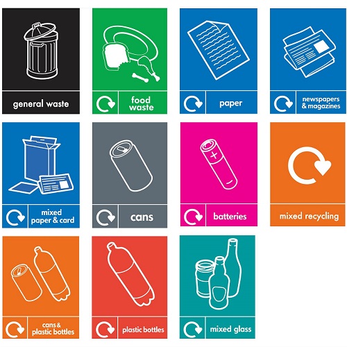 Torpedo Single Recycling Bin