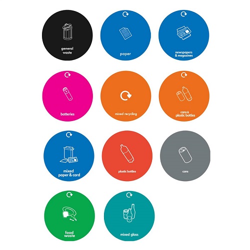 Torpedo Single Recycling Bin