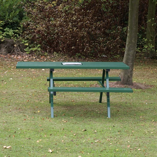 Steel Wheelchair Friendly Picnic Table