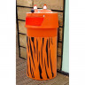 Tiger Animal Face Litter Bin - 90 Litre - lifestyle picture