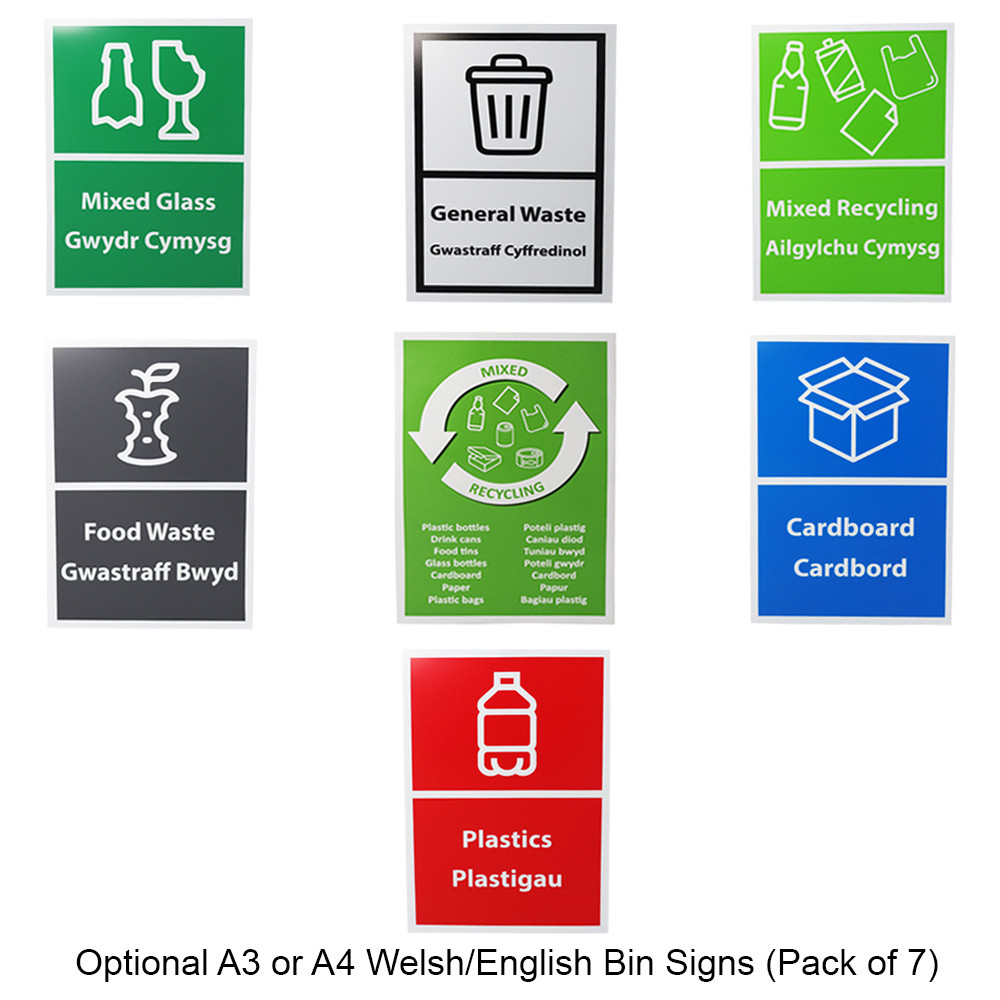 Outdoor Recycling Bin - 80 Litre - Demo