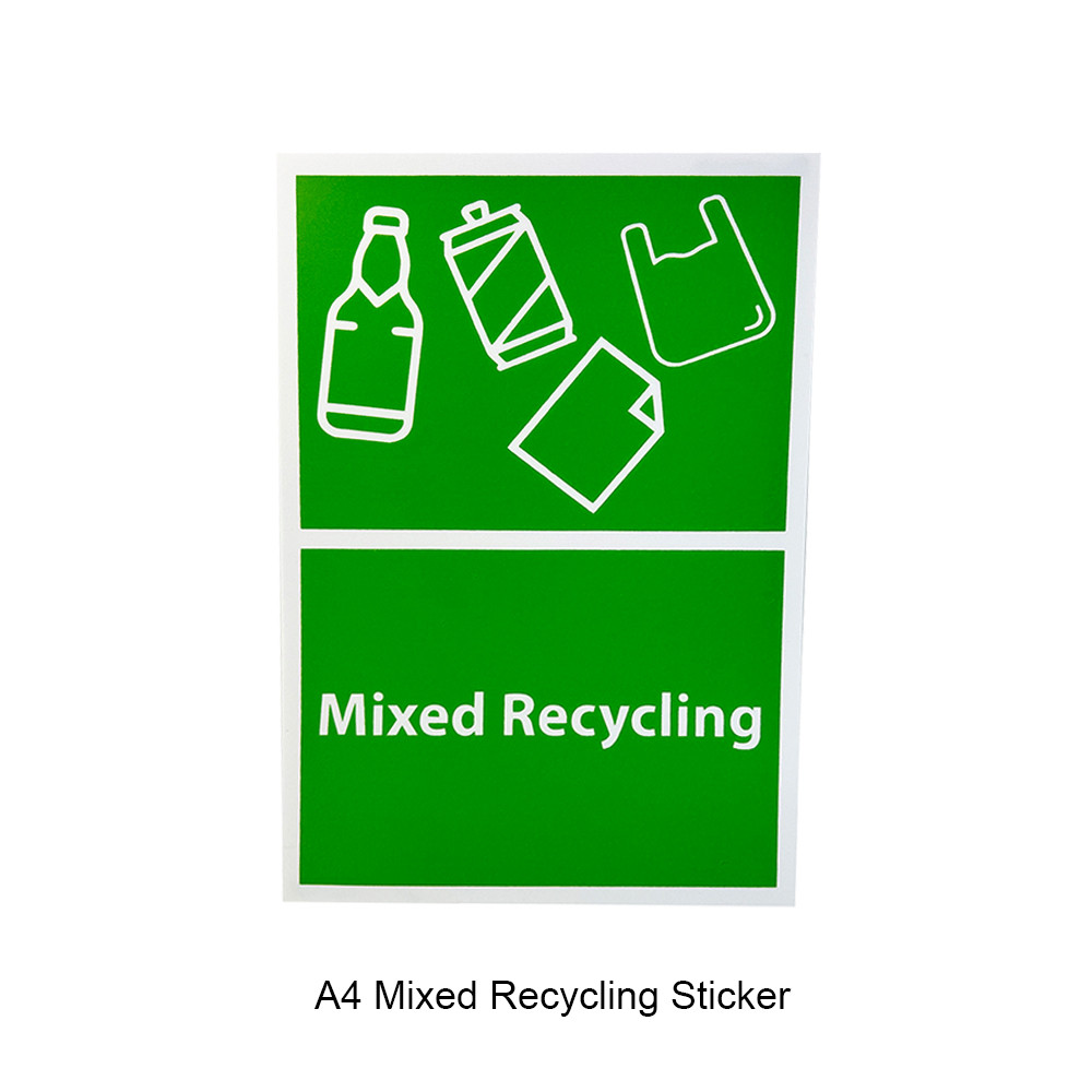 A4 Vinyl Bin Stickers