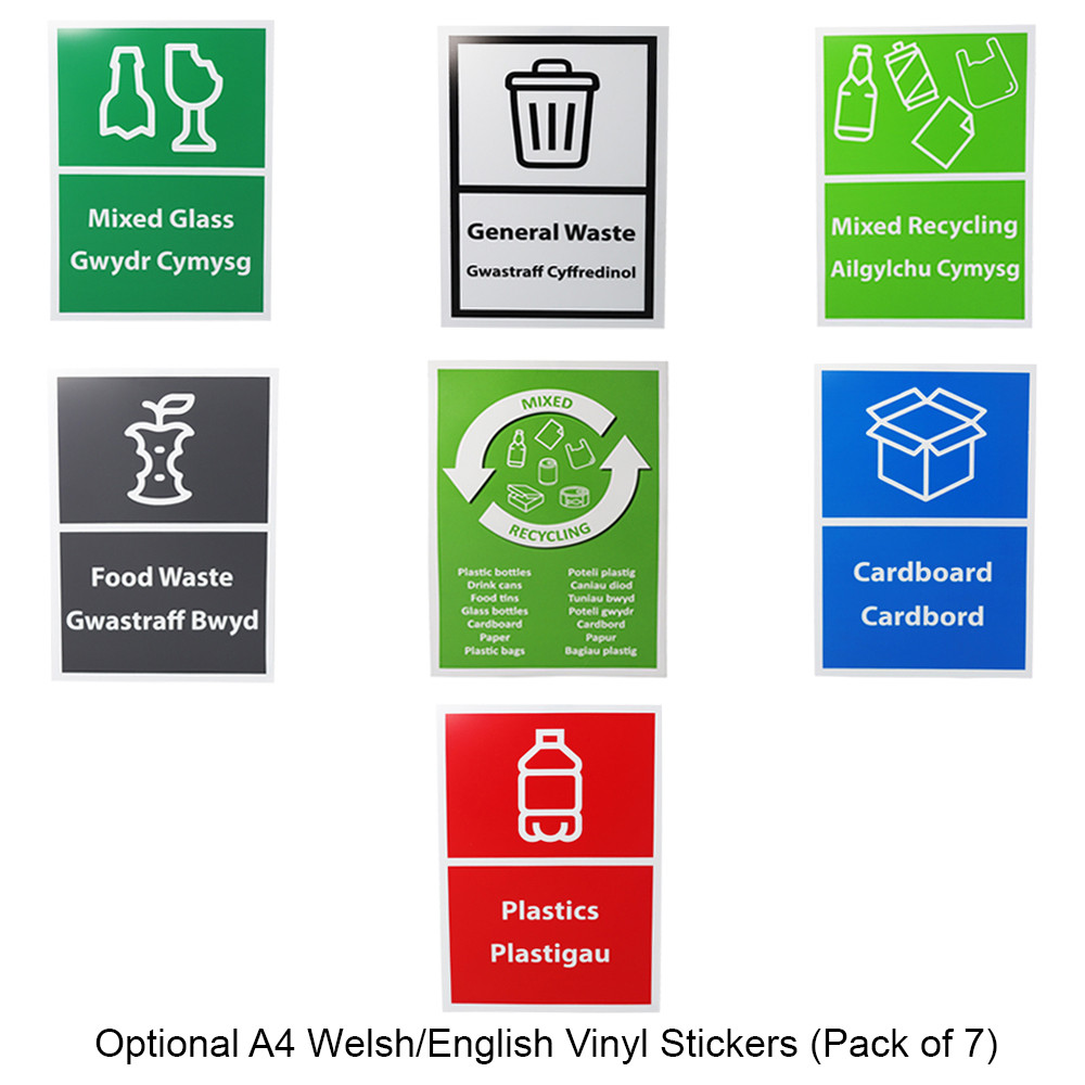 Recycling Station - Pedal Operated Bins