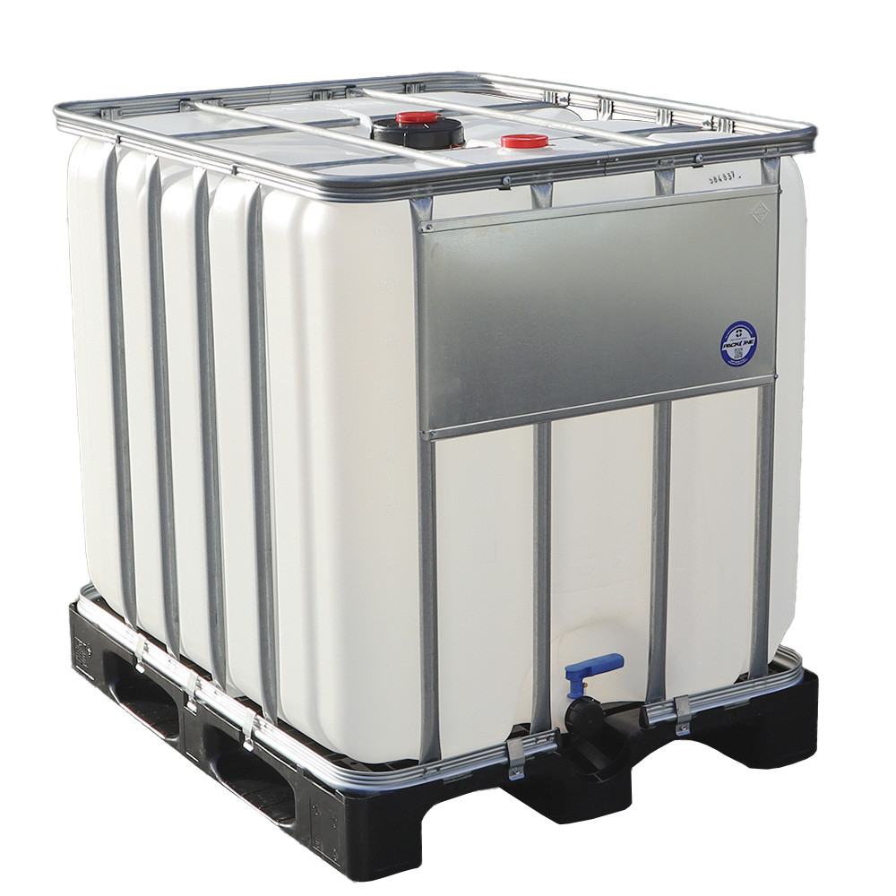 1000 Litre New AdBlue IBC - Empty - Plastic Pallet
