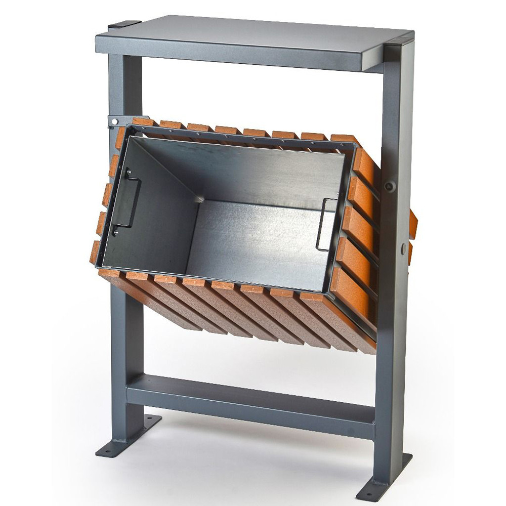 Recycled Plastic Wood Effect Bin - 75 Litre