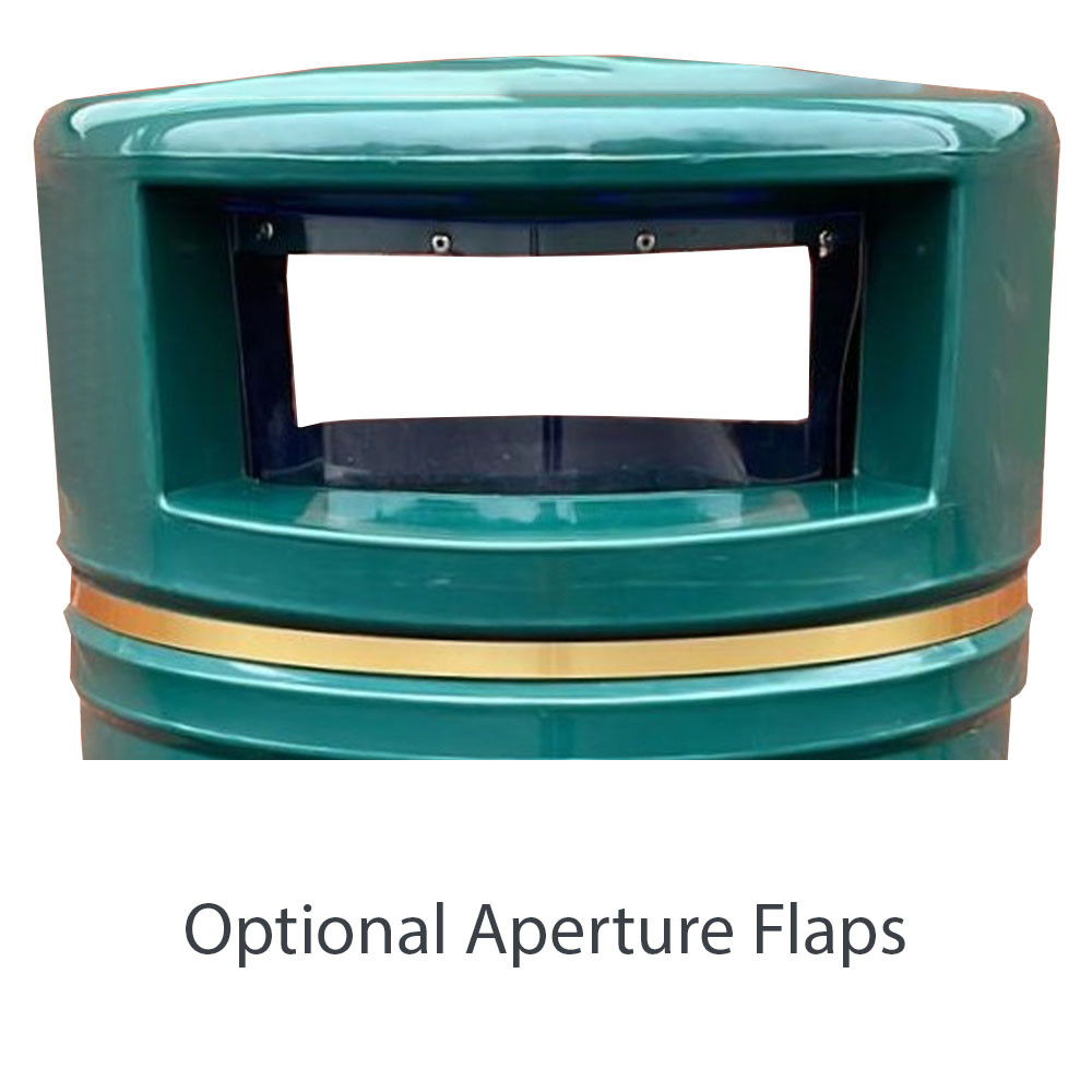 Optional aperture flaps