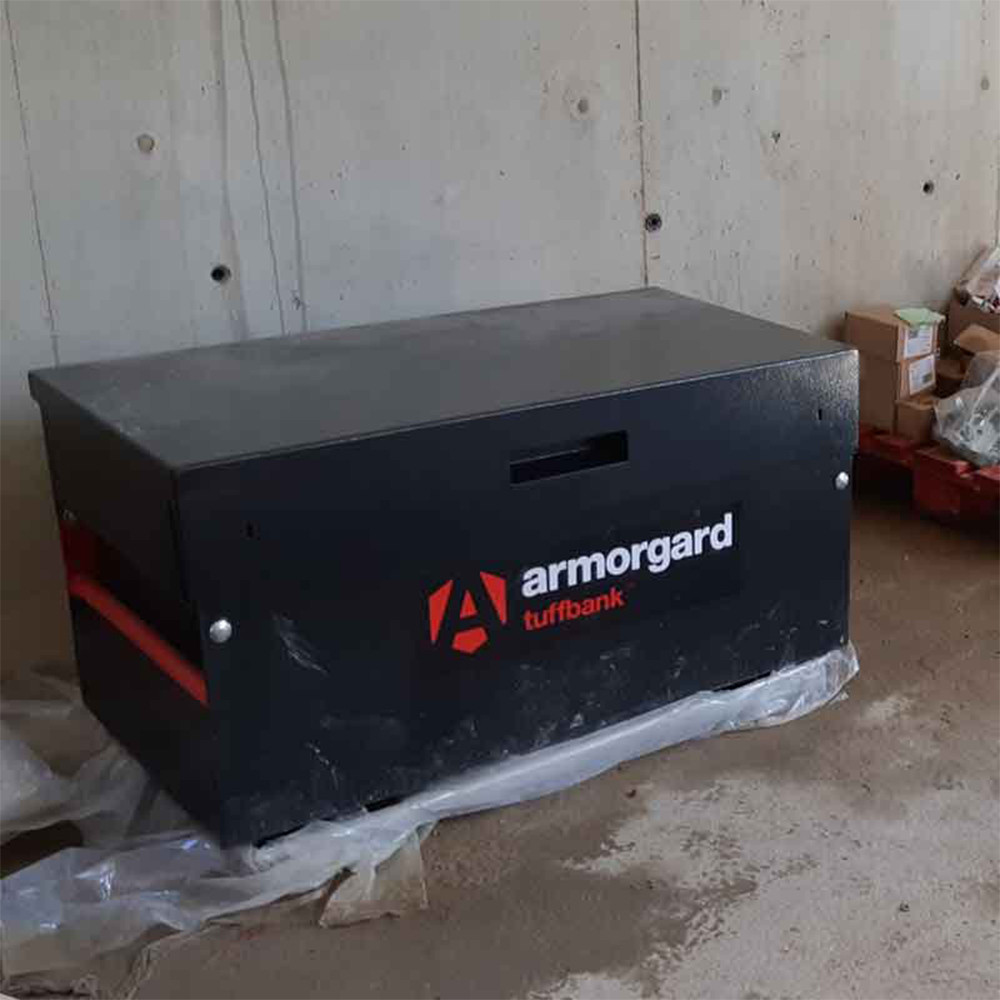 Armorgard TuffBank™ Anti-Theft Site Tool Storage Box