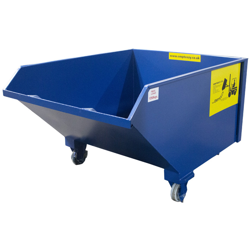 Forklift Auto Tipping Skip 500 to 1500kg Capacity