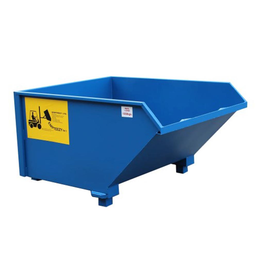 Forklift Auto Tipping Skip 500 to 1500kg Capacity