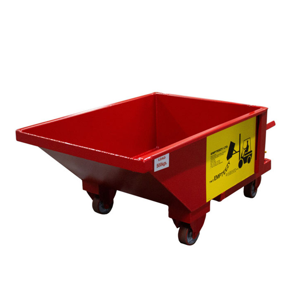 Forklift Auto Tipping Skip 500 to 1500kg Capacity