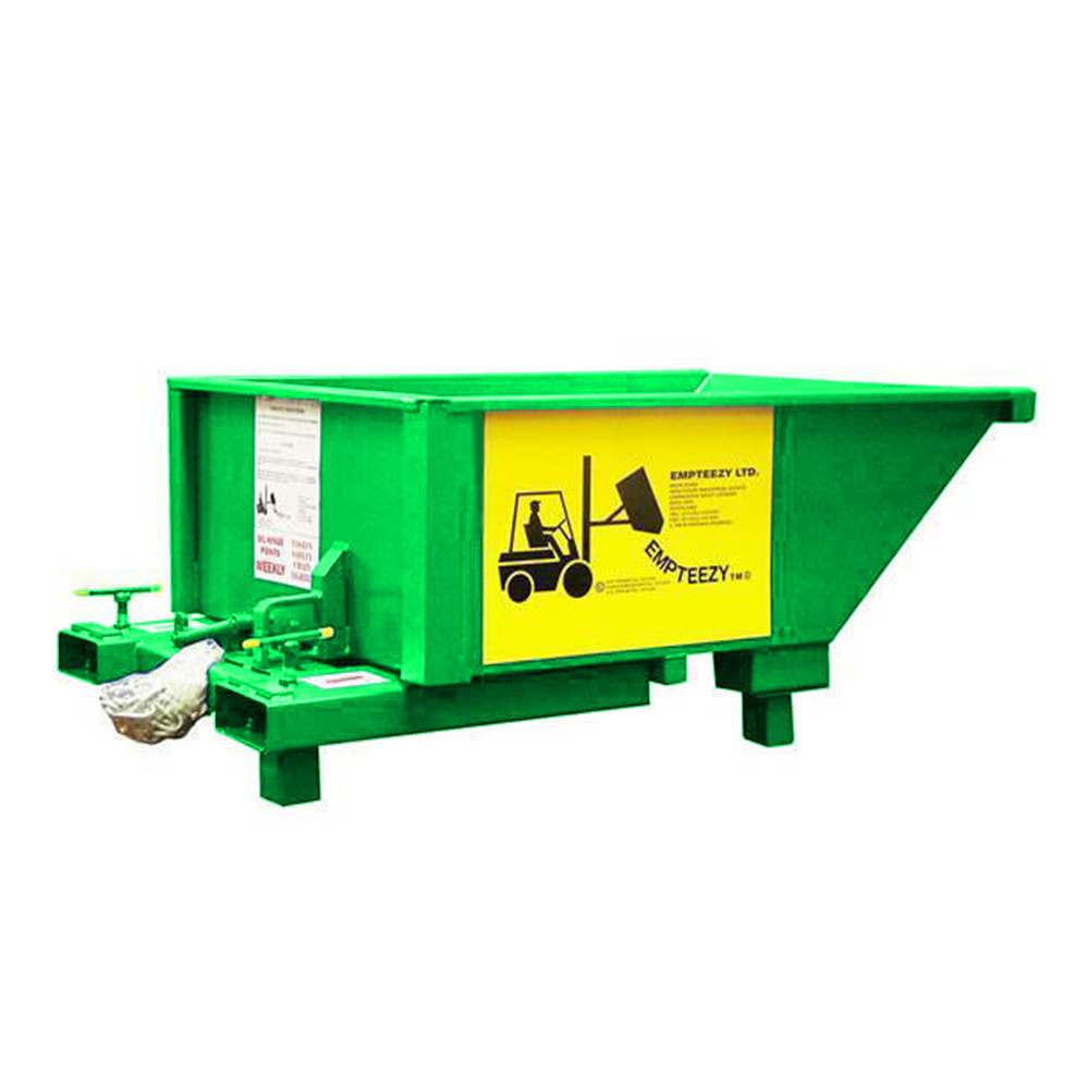 Forklift Auto Tipping Skip 500 to 1500kg Capacity