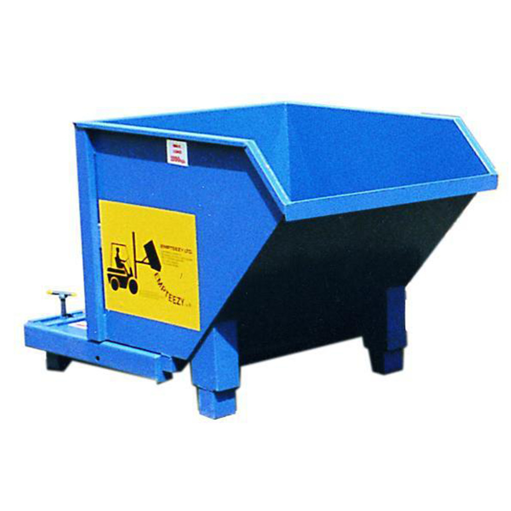 Forklift Auto Tipping Skip 500 to 1500kg Capacity