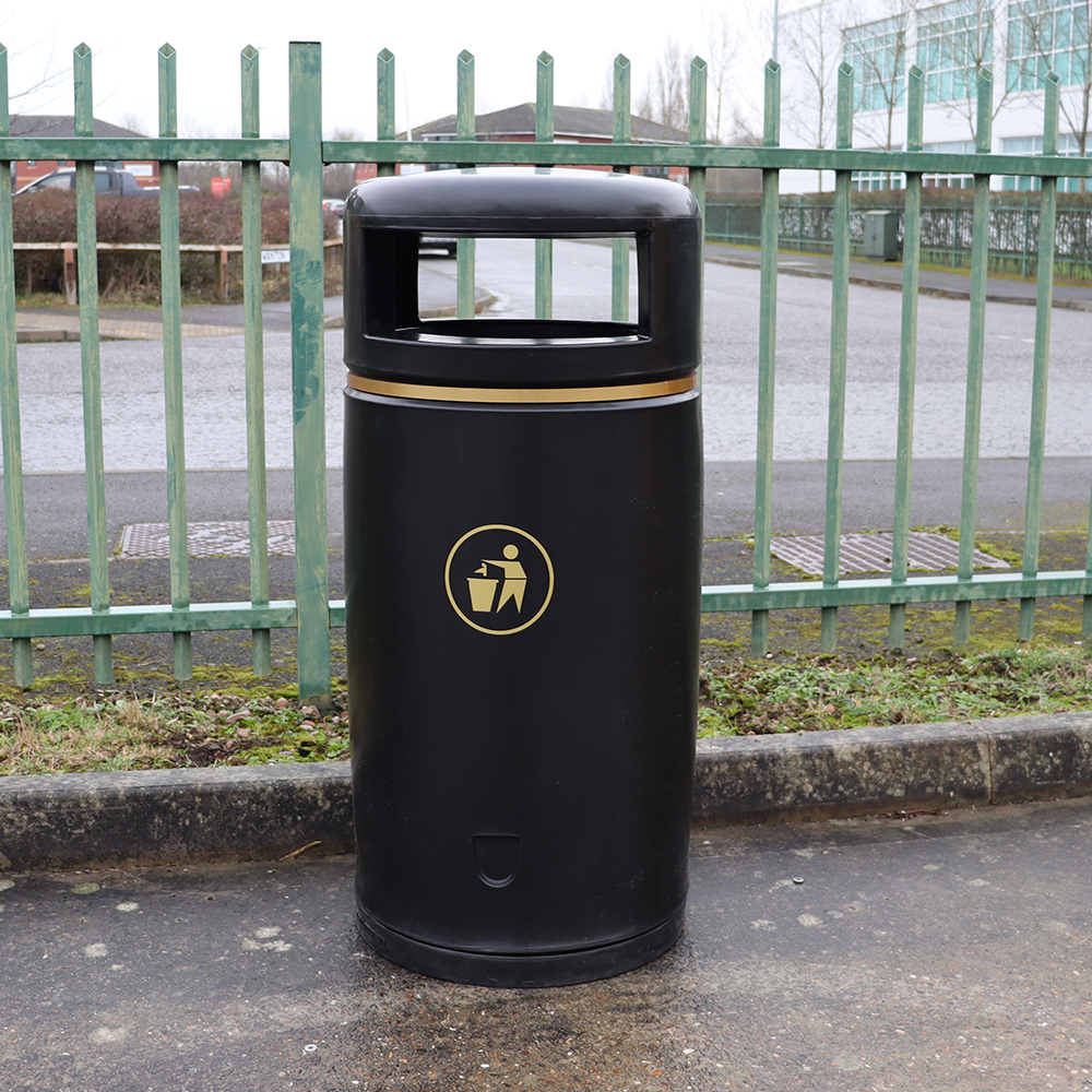 Coniston Outdoor Litter Bin - 90 Litre